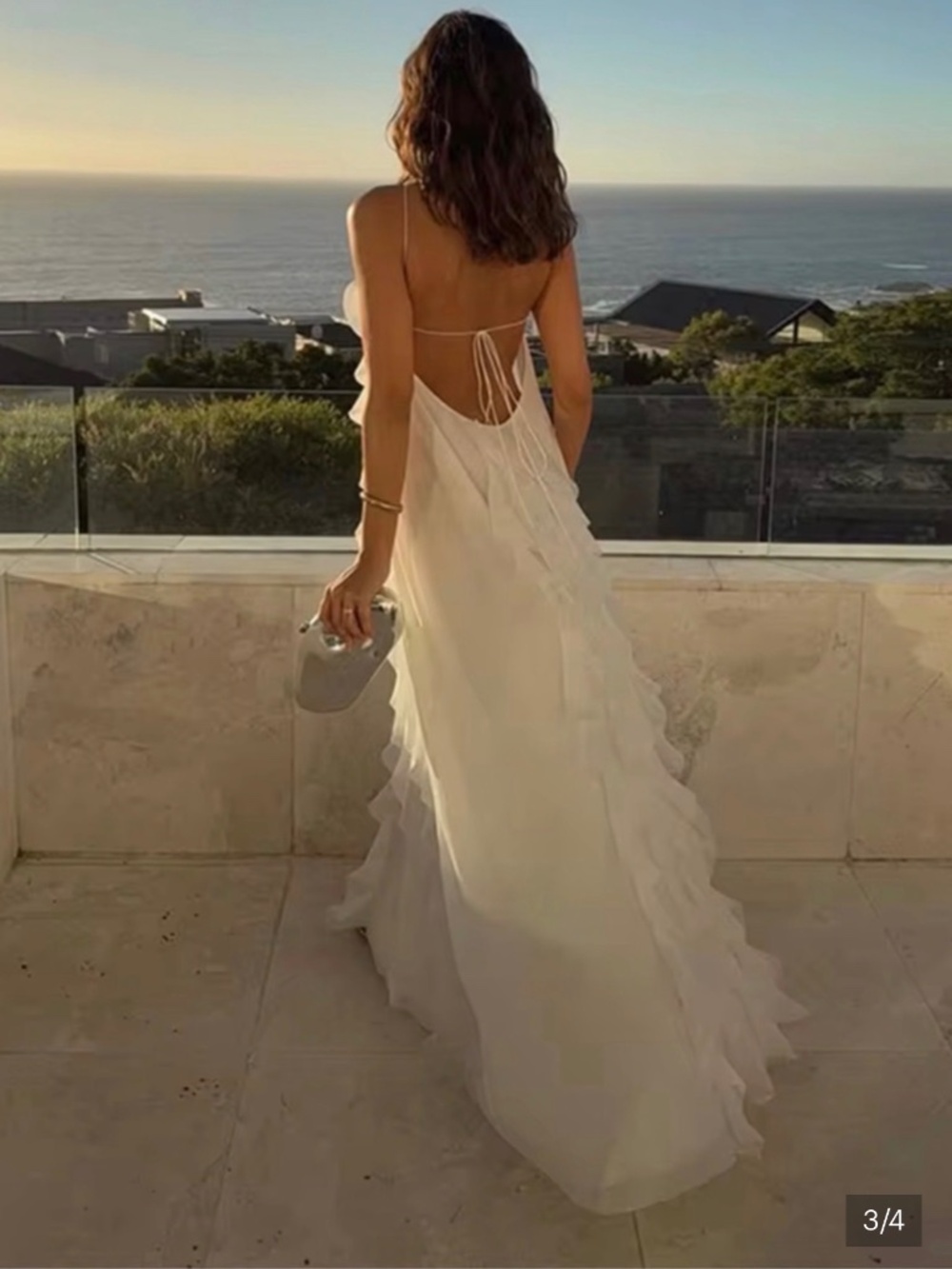 Pearl Whisper Ruffle Dress - Picture 3 of 4